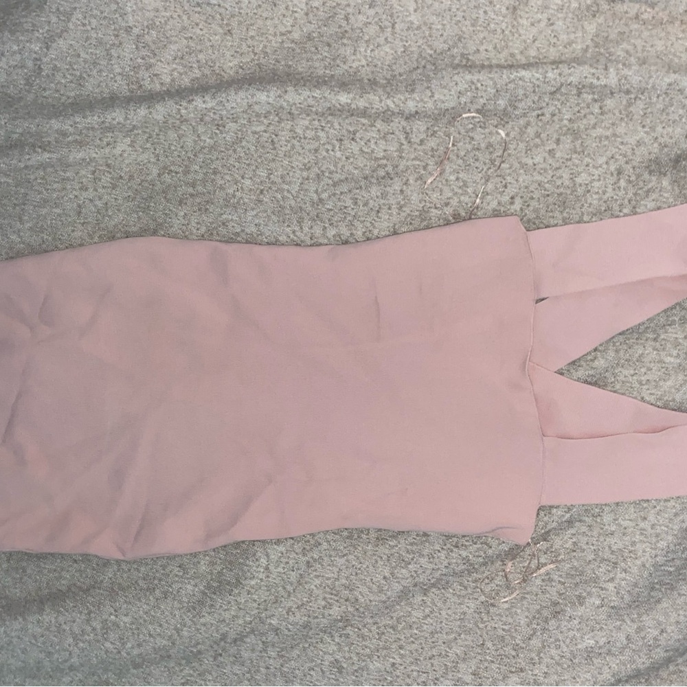 Body on pink dress